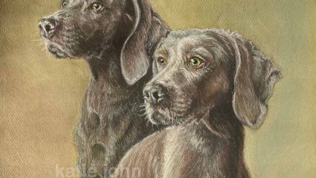 Lexi and Mia, chalk pastel, 2026 lexi and mia web