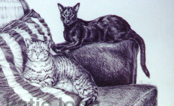 William and Jordan, charcoal, 2001 william jordan web